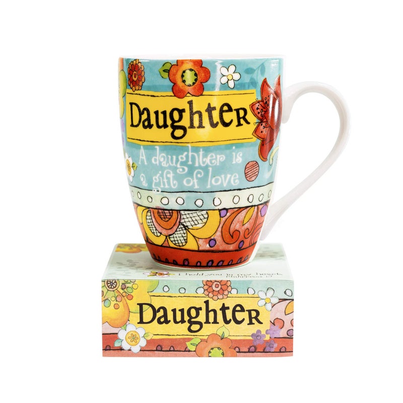 Divinity Boutique Ceramic Mug Mug & Note Stack, Daughter, 12 ounce - Image 1